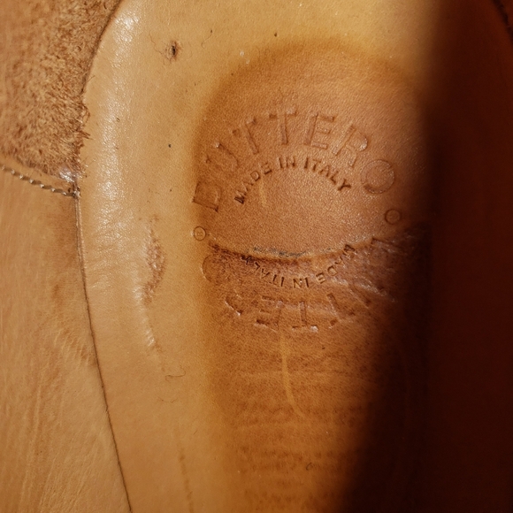 Buttero Suede fringe ankle booties size 37 - Picture 6 of 8